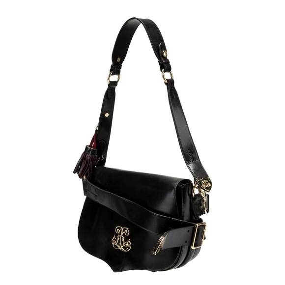 Ralph Lauren Black Leather Crossbody Bag - Picture 4 of 11